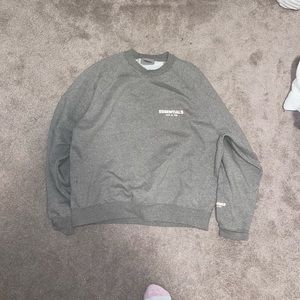 Grey essentials hoodie
